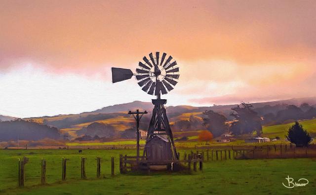 DSC08123.tif - Windmill on foggy day